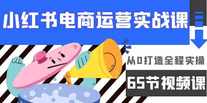 （9724期）小红书电商运营实战课，​从0打造全程实操（65节视频课）-唐人网创